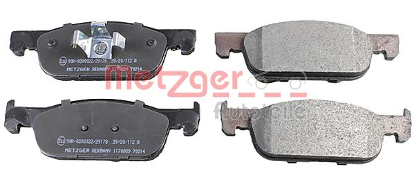 METZGER 1170889 Bremsbelagsatz, Scheibenbremse